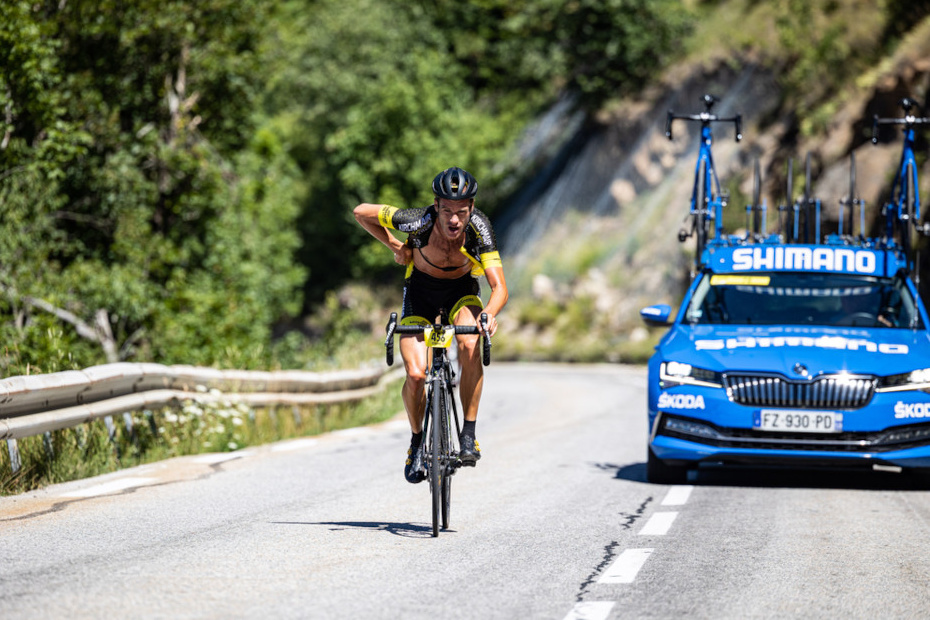 Préparation du vélo avant une cyclo