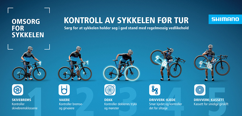 Gjør sykkelen klar til Gran Fondo