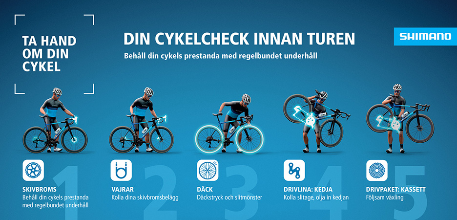 Ta hand om din cykel innan Gran Fondo