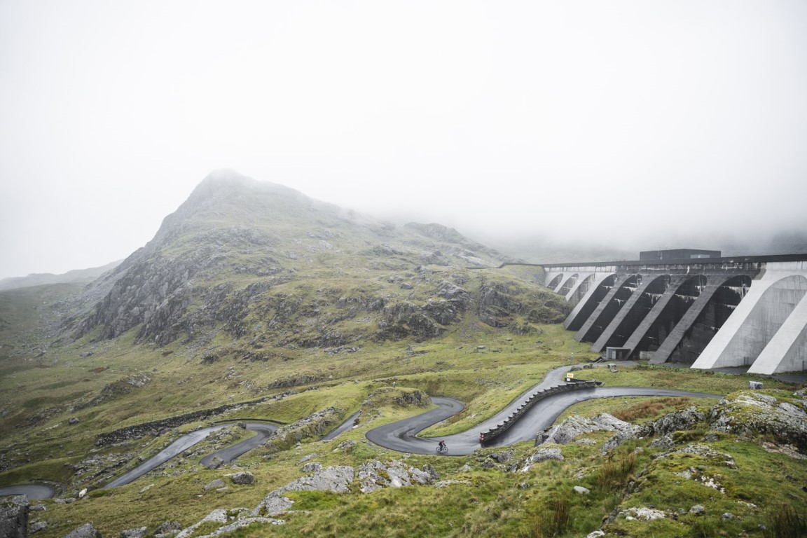 Stwlan Dam in Wales